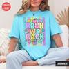 Bruh We Back Teacher Shirt Preppy Back To School Shirt Girls Boys Kindergarten Prek Preschool Trendy Teacher Gift Kids First Day Of School