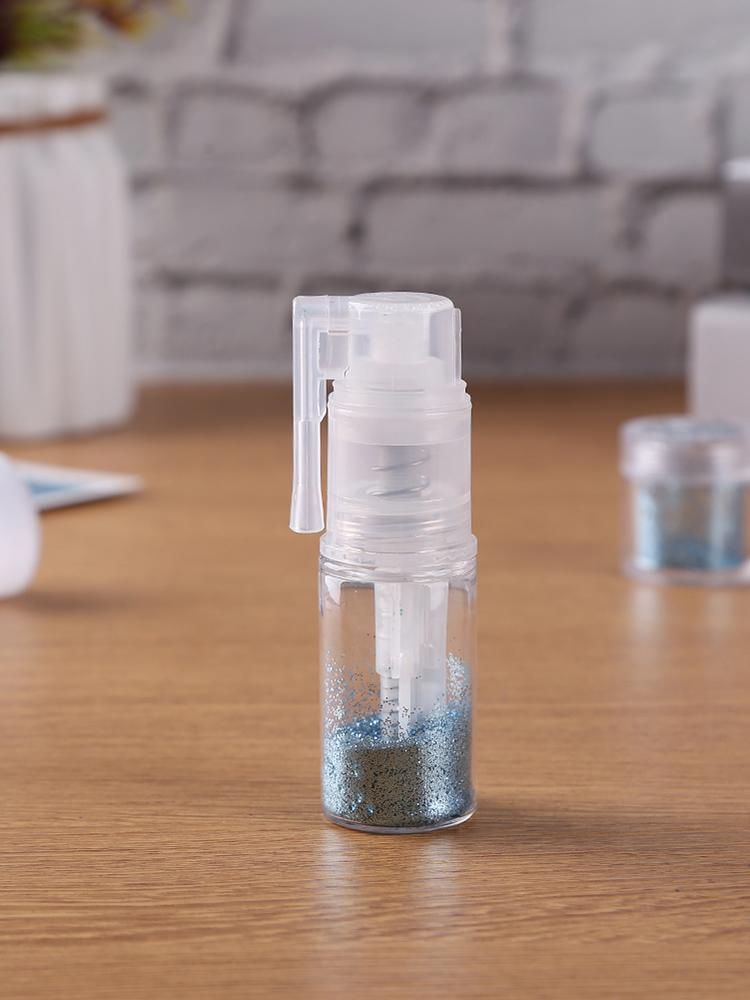 14/35ML Powder Spray Bottle Travel Spray Bottle Container Multi-Purpose Craft Glitter Spray Bottle Empty Clear Spray Bottle