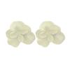 Pinkdudu Candy Color Zinc Alloy Layered Flower Stud Earrings Drip Glazing Earring Summer Jewelry PD2196