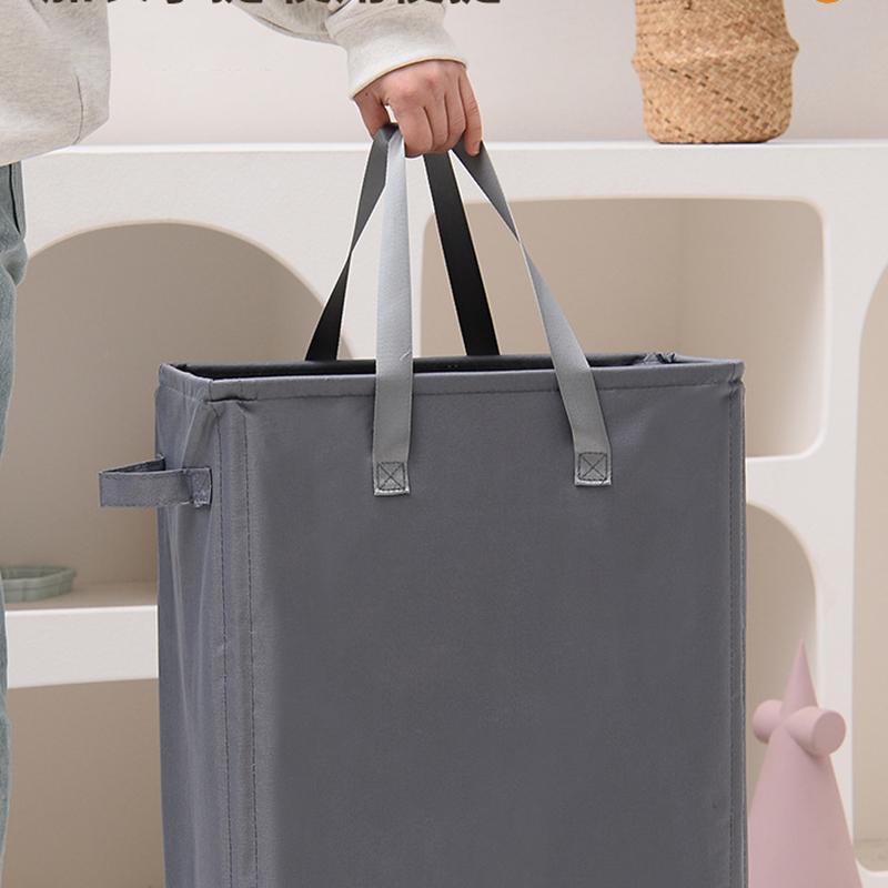 

WD3-106B3 Collapsible Laundry Basket Oxford Cloth Foldable Storage Bag Dirty Clothes Laundry Bag Dark Grey