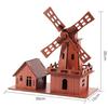 Forest Breath Exquisite Dutch Windmill DIY Model - Intelligent Assembly Educational Toy