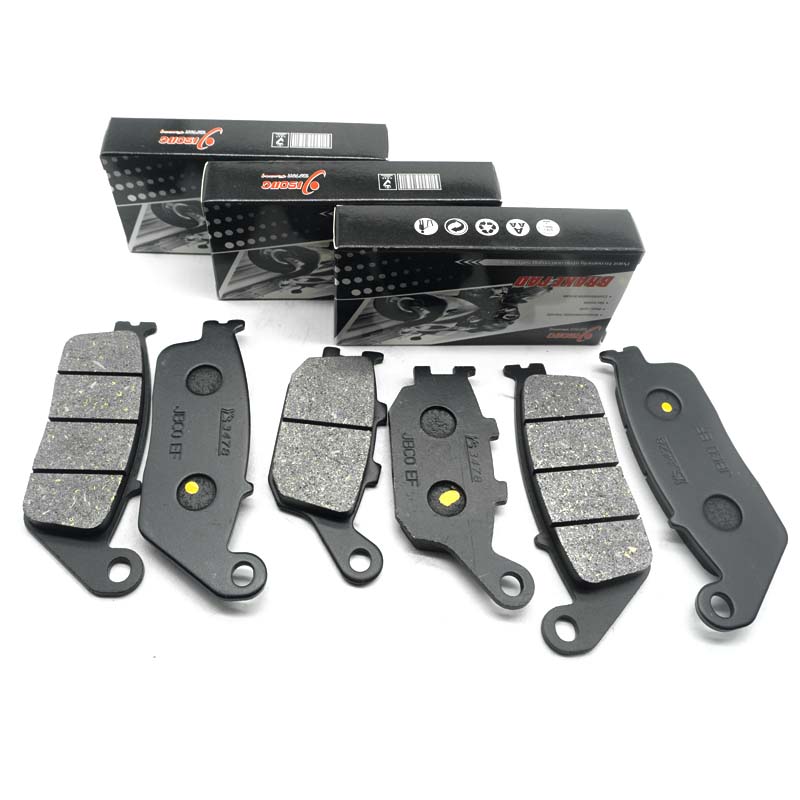 Motorcycle Front Rear Brake Disc Pads Kits for KAWASAKI ER650 Z650 2018      EX650 KHF Ninja 650 ABS 2017