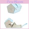 Leather Multicompartment Sunglasses Case With Foldable Design For Travel And Home Storage