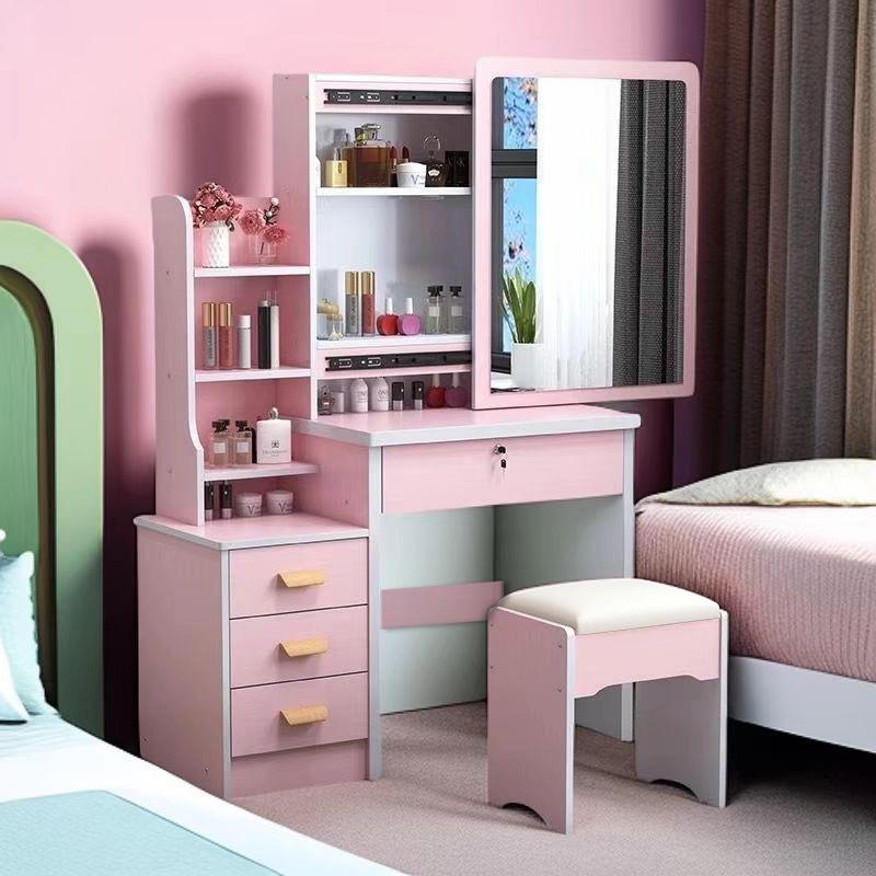 Multifunctional Compact Vanity with Storage Cabinet