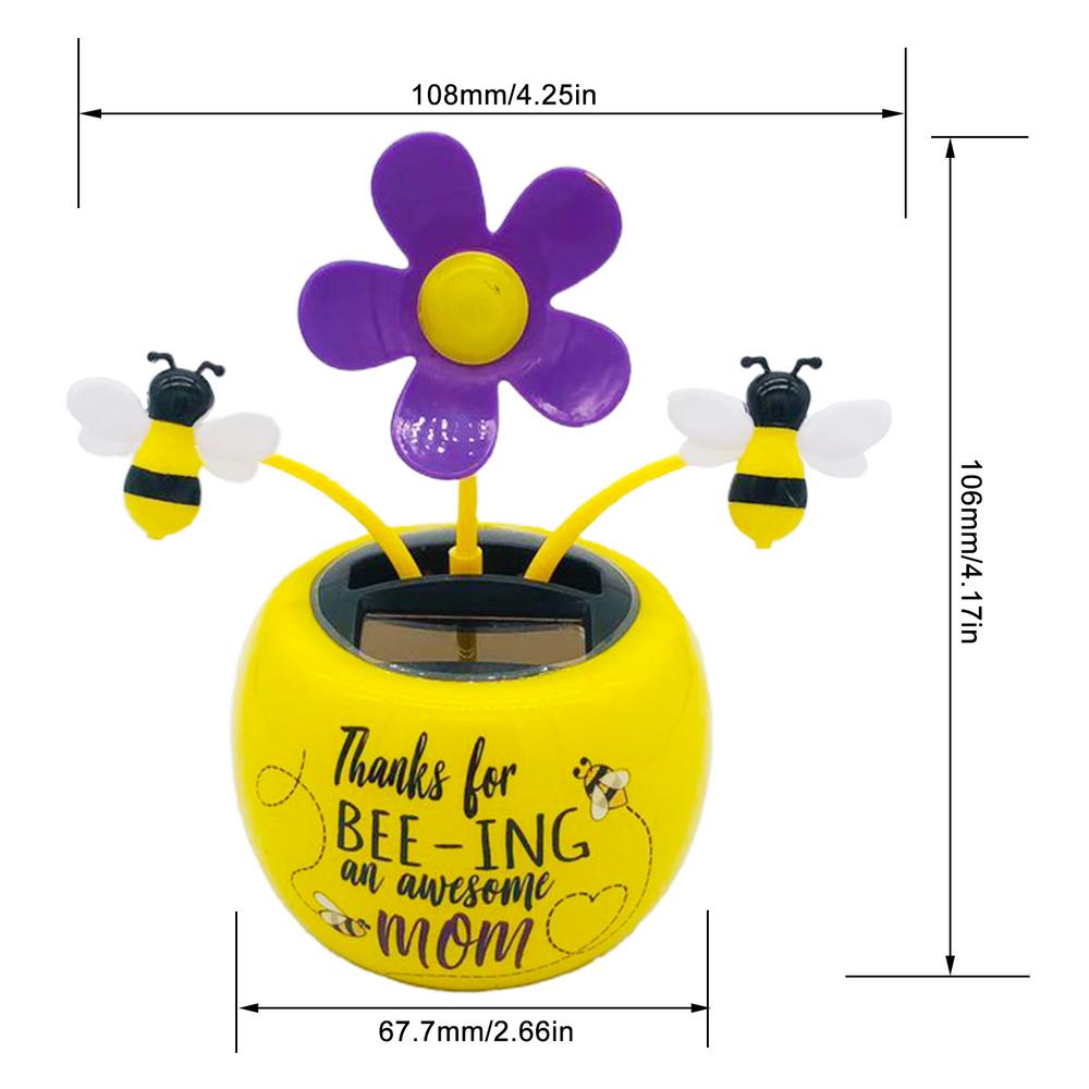 

Solar Dancing Sunflower Swinging Butterfly FlipFlap Car Dashboard Comfort Home Decorations Creative Desk Decor Creative Gifts