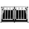 VidaXL Cage pour chien à double porte 89 x 69 x 50 cm 170667