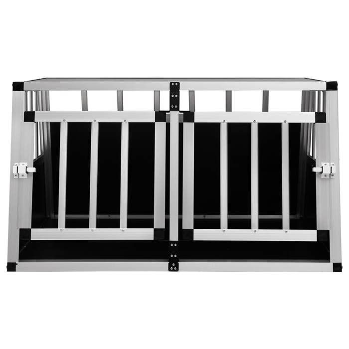 VidaXL Cage pour chien à double porte 89 x 69 x 50 cm 170667