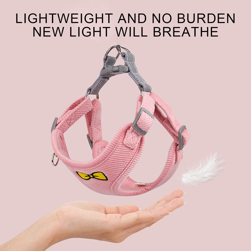 Reflective Dog- With Leash Breathable Adjustable Nylon Pet- Accesorios For Chihuahua Small Large Dog- Vest