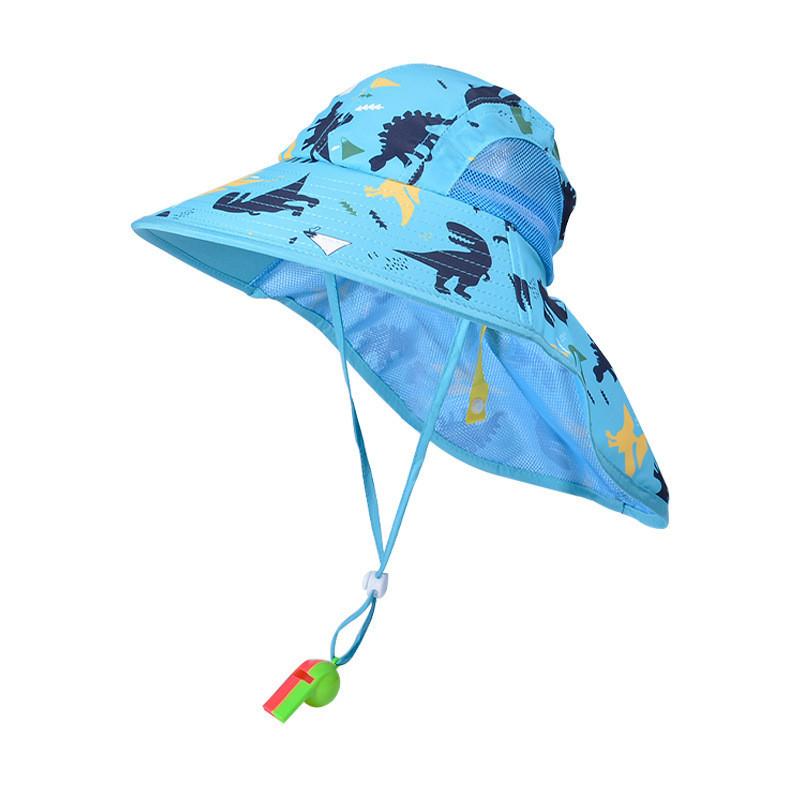 Children's Cartoon Fisherman Hat Summer Outdoor Sunshade Cap With Wide Brim 1132