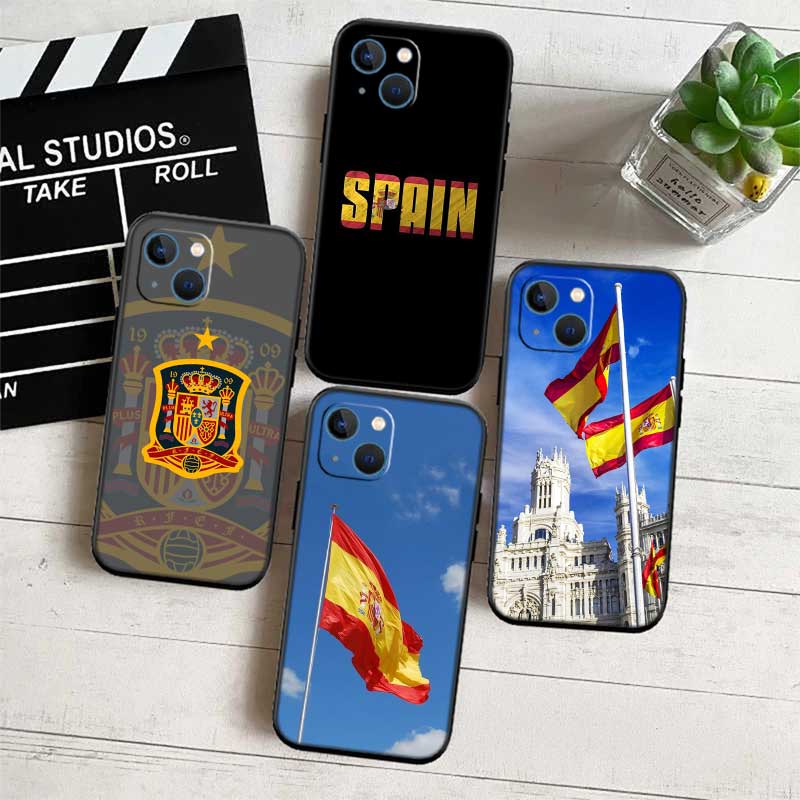 RE54 Spain Flag New High-End Shell Phone Case for Xiaomi Poco F8 M4 M5 M6 M7 X3 X6 X7 Pro GT NFC Ultra