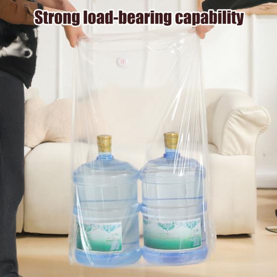 Vacuum Storage Bag Large Capacity Vacuum Seal Bag No Pump Needed Compression Packing for Quilts Comforters Sheets Clothes Blankets