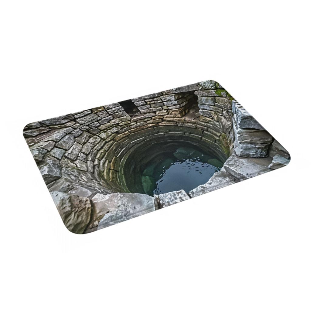 3D Visual Effect Cave Hole Doormat Anti-Slip Entrance Kitchen Bath Door Floor Mat  Garden Rug Carpet Footpad