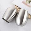 500ml Stainless Steel Cup Beer Mug Big Belly Tumbler Beer Wine Glasses Cocktail Milk Juice Water Cup Metal Mug Outdoor Drinkware