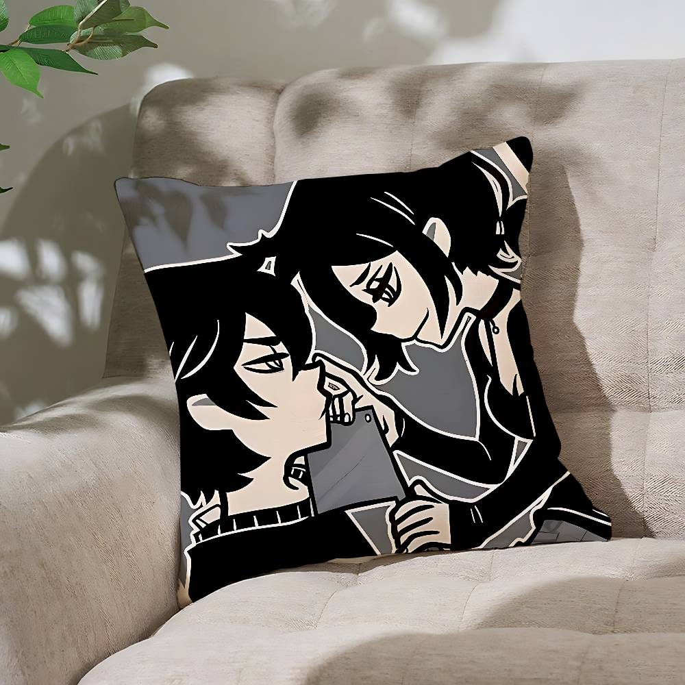 

H-Подушка Чехол Наволочка Мягкая Наволочка Для Декора Автомобиля Дивана Наволочка Полиэстер На Молнии 16x16Inch