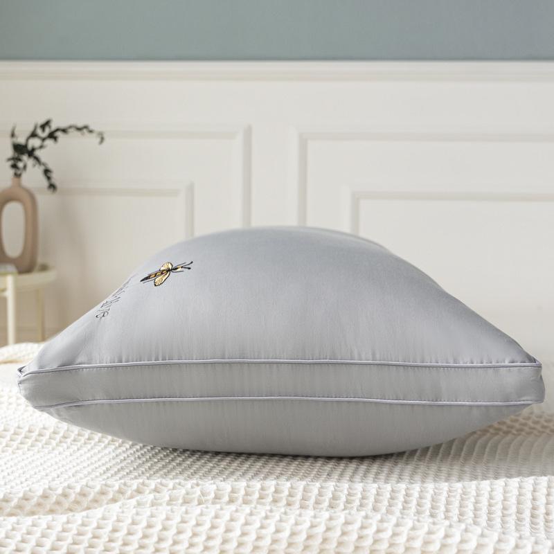 Full Cotton Pillow Core Soy Fiber Pillow Three-dimensional Single Pure Cotton Neck Protection Pillow Five-star Hotel Pillow