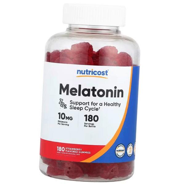 

Chewable Melatonin, Melatonin 10 Gummies, Nutricost 180 tabs Strawberry (72647055) 180tab Strawberry