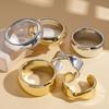 Glossy Geometric Round Twist Bracelet Fashion Ins Bracelet Jewelry