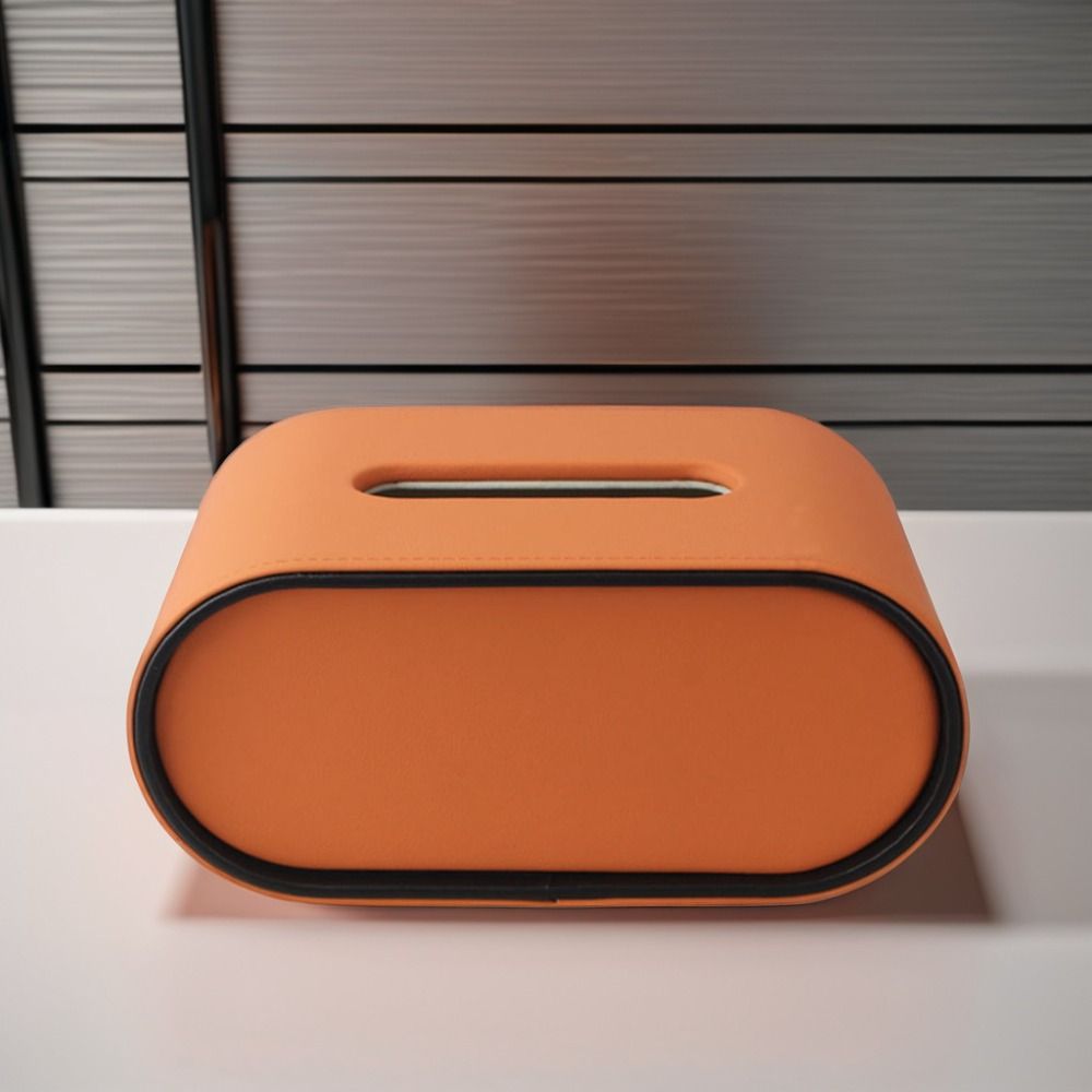 Multi-functional Paper Towel Box Leather Paper Towel Dispenser Gift Tissue Storage Box Car