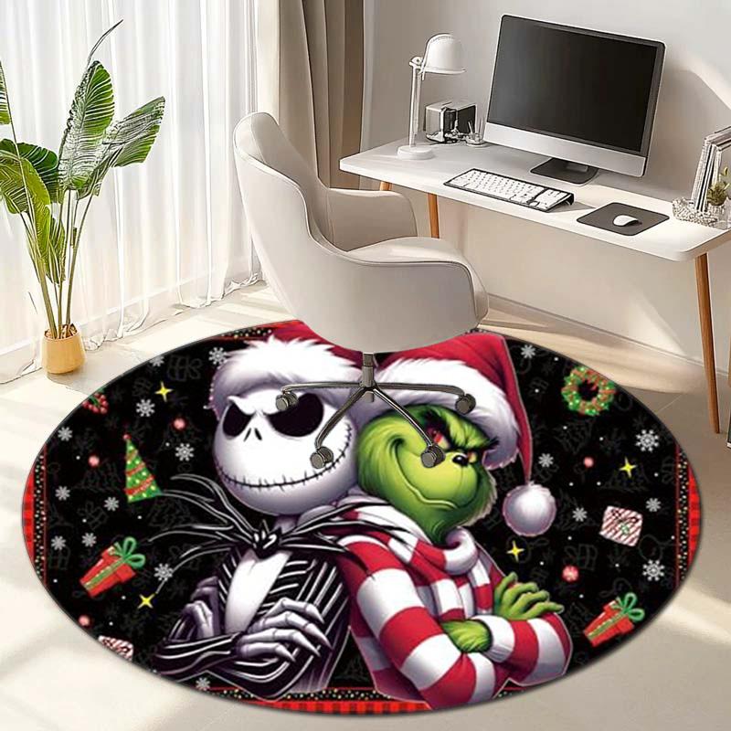 American Christmas Comedy How the Grinch Stole Christmas carpet Household goods decoration anti slip home table and chair mat aisle door mat carpet 25
