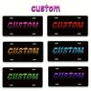 1pc Custom Aluminum License Plate Frame Personalized Vintage Metal Sign Home Car Wall Decor
