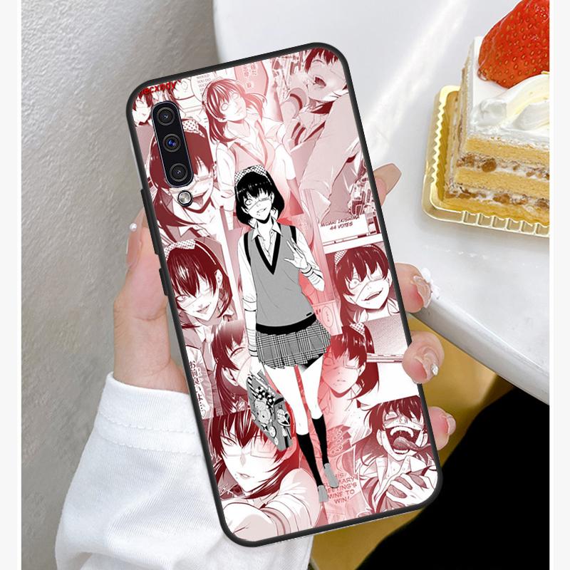 Carcasă de telefon anime Ikishima Midari Kakegurui pentru Samsung Galaxy A50 A70 A02S A20S A21S A52S A12 A32 A52 A72 A51 A71