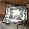 Spring & Summer Korean Style Women's Fashion Silk Scarf - Versatile Printed Design for Hot Selling Live Broadcasts
