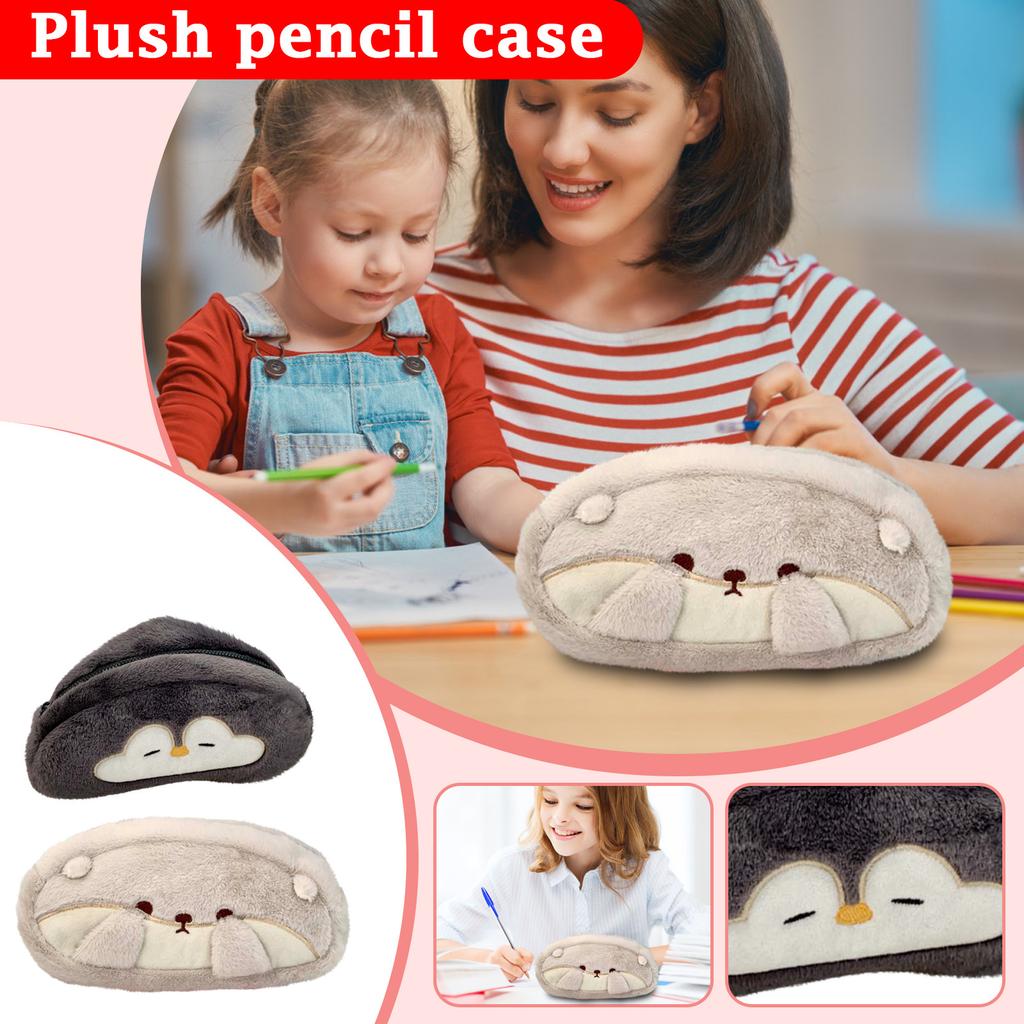 Plush Pen Case Large Capacity Storage Pen Case