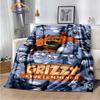 Animation Grizzy und die Lemminge Serie Flanelldecke Sofa Bett Nickerchen Kinderzimmer Dekorative Tagesdecke
