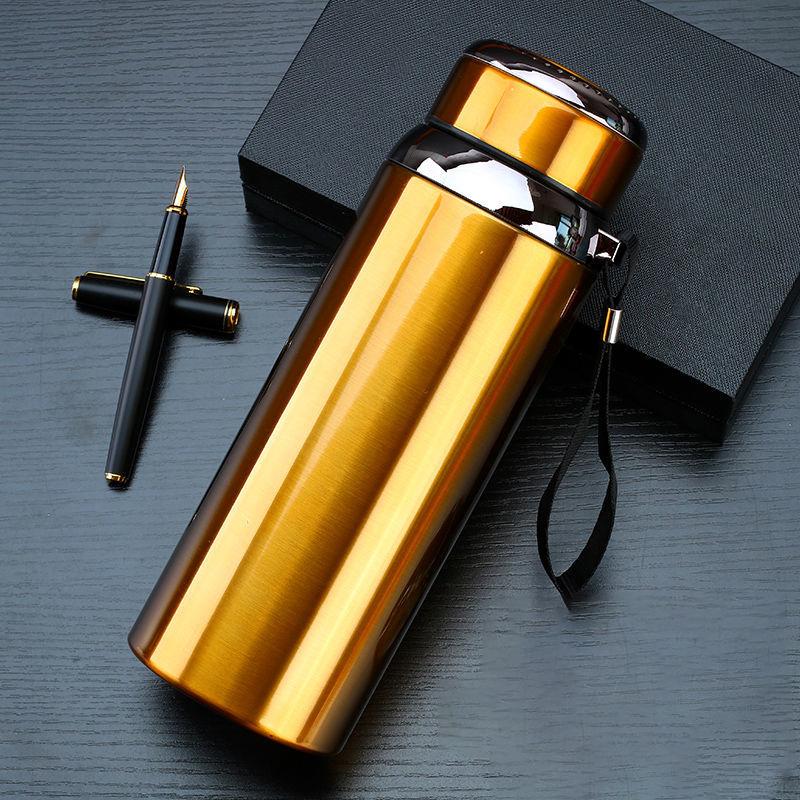 1000/800/600ml Thermos Cup Vacuum Flask 316 Stainless Steel Large Capacity Tea Cup Thermos Water Bottles Thermoses DIY Lettering