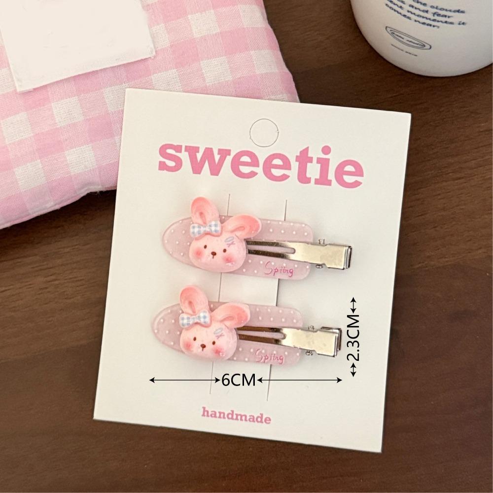 2/3 Pcs Cute Hairpin Clip Wash Up Shattered Hair Clip Temperament Edge Clip Hair Accessories Style 06