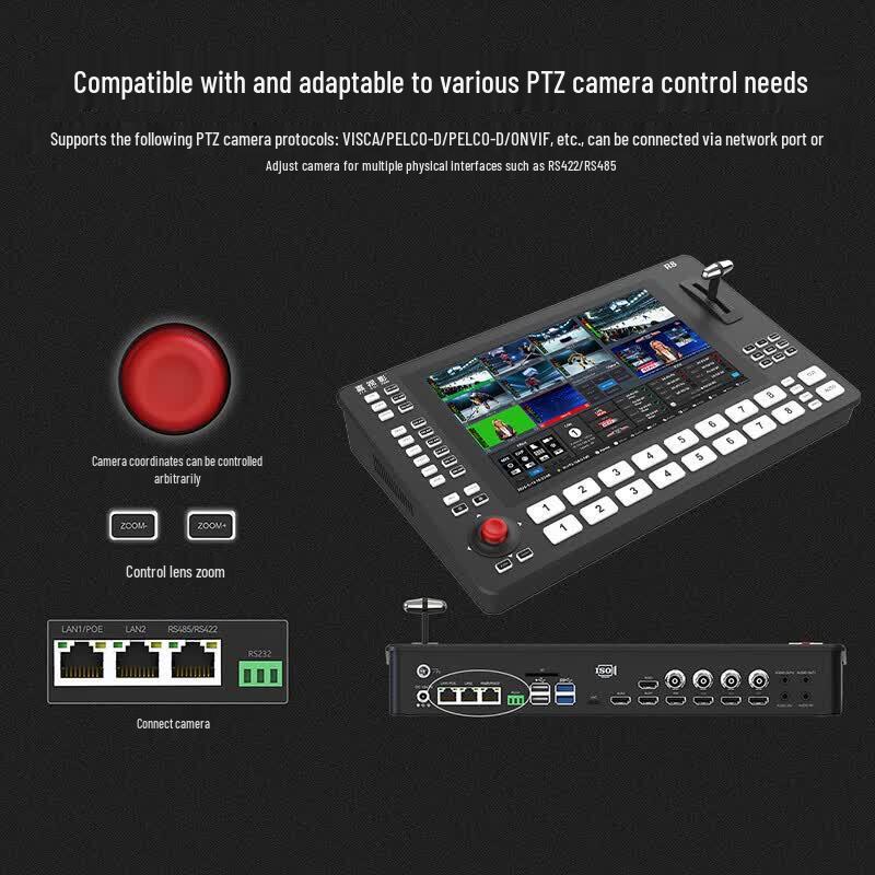 JiaShiYing R8 4K HD Live Video Production Switcher