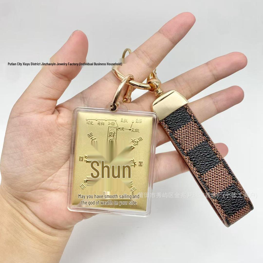 Амулет удачи и богатства из чистого золота: Брелок и подвеска для сумки для процветания