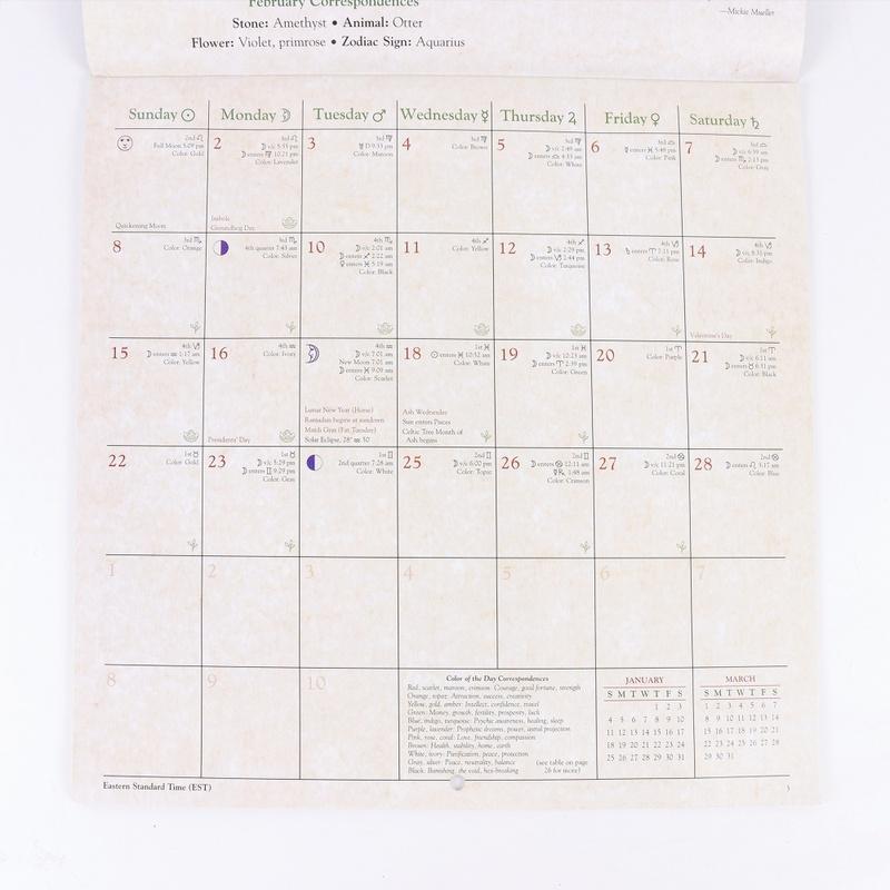 Witch's 2026 Calendar Gothic Witchy Planner with Moon Phases, Wiccan Holidays, Magical Rituals - Undated Weekly & Monthly Layo
