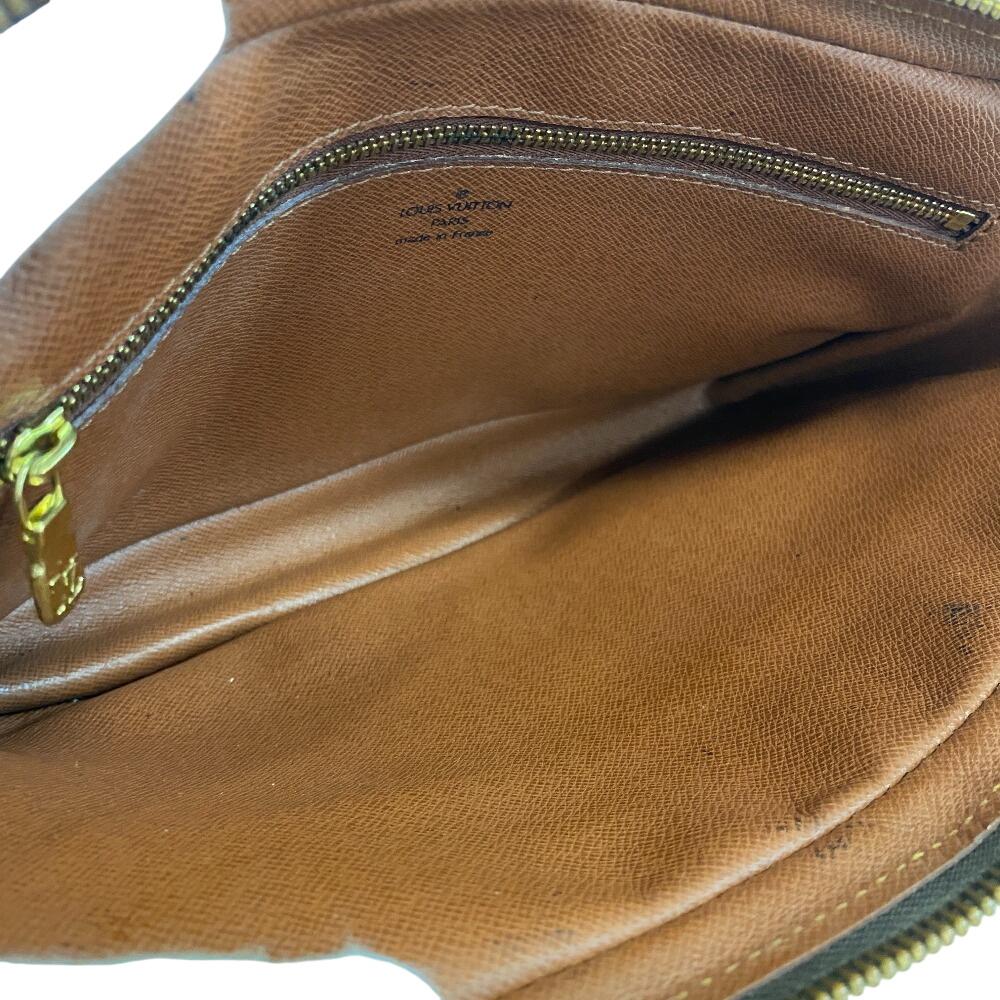 LOUIS VUITTON M51827 second Monogram leather Marly Dragonne Clutch bag Brown leather unisex Used