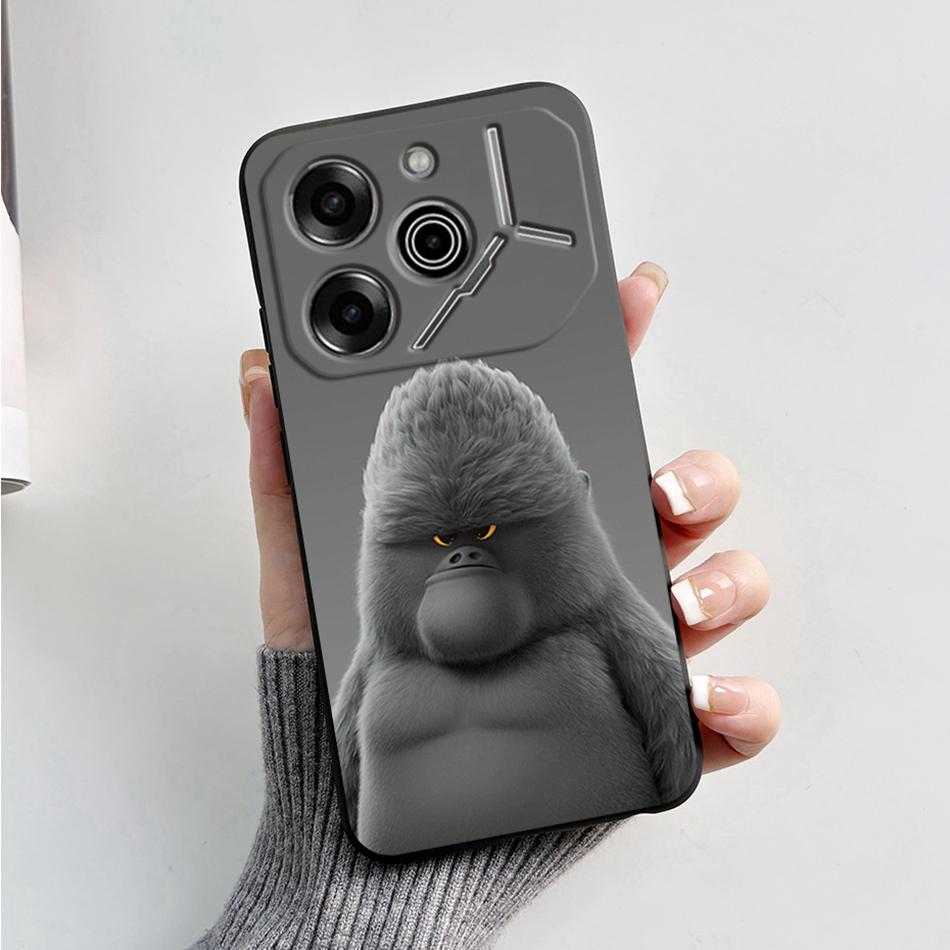 For Tecno Pova 6 Pro Case 6.78" Marble Black Silicone Soft Back Cover For Tecno Pova 6 Pro Phone Case Pova6 Pro 6Pro Coque Funda