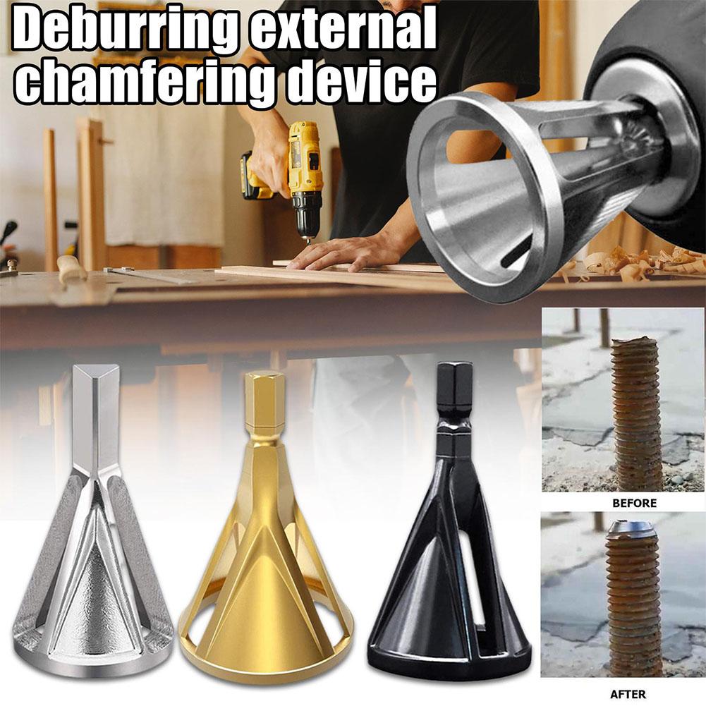 

Deburring External Chamfer Tool Metal Hex Trimming Drill Bit For Stainless Steel Copper Screw Fast Remove Burr Rem G1j2