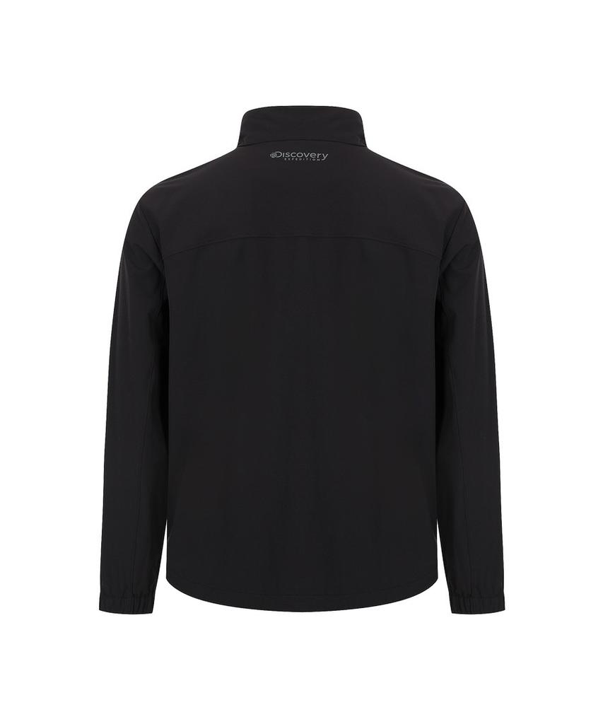 Discovery Expedition Men'S Outdoor Woven High-Neck Training Jacket (Black)
