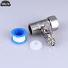 Water Filter Adapter 1/2 To 1/4 3/8 With Shut Off Tee Ball Valve Reliable Connection for RO System Home Kitchen