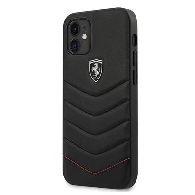 Etui Do iPhone 12 Mini Ferrari Quilted Czarne