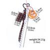 Korea Alkaline Bread Chocolate Bag Hanging Women Woven Rope Bow Love Pendant Girl Gift Fashion Charm Accessories Bag Charm