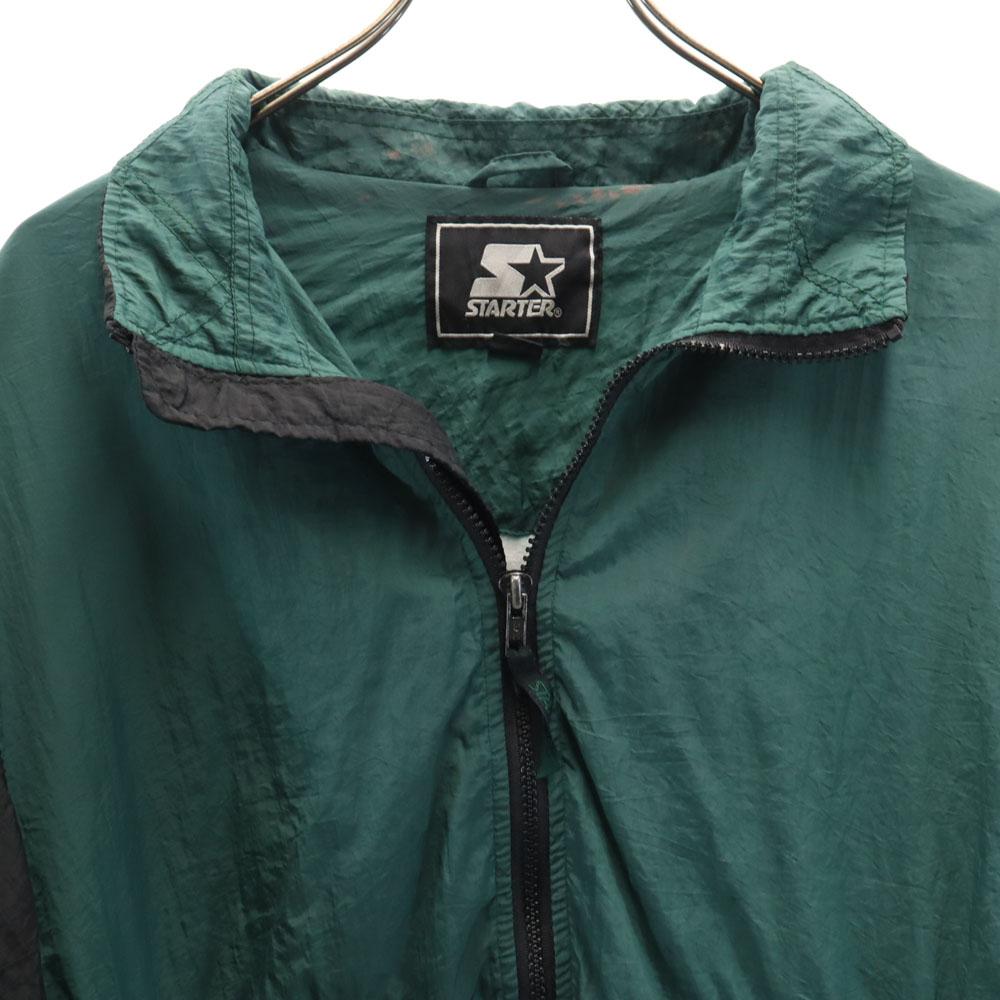 STARTER Zip jacket L green Men's Used