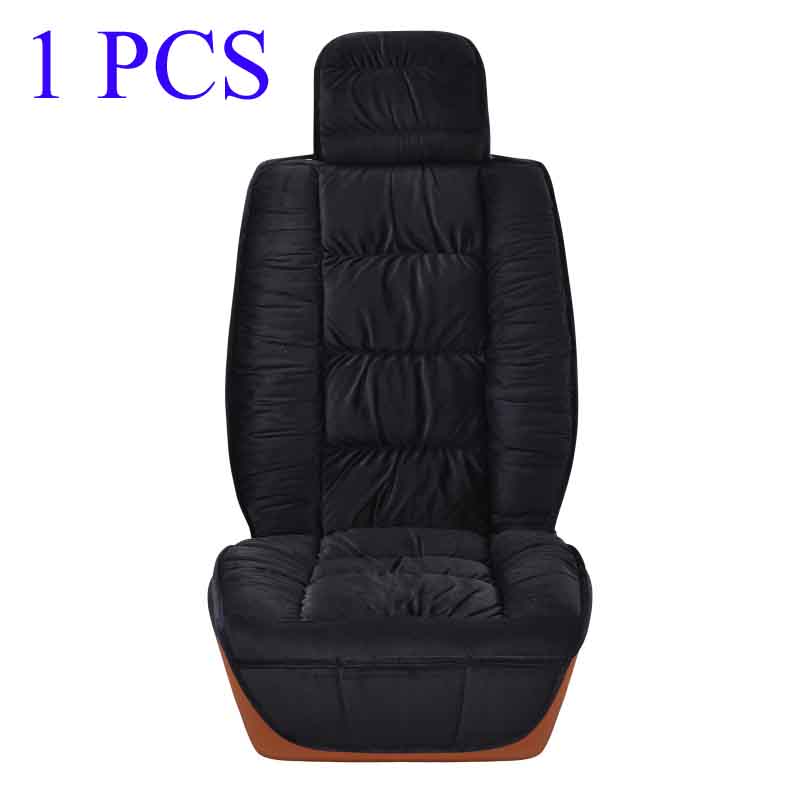 360 Full Surrounding Universal Winter Warm Car Seat Cover Soft for Plush Seat Cushion Front Car Chair Backrest Pad Protector
