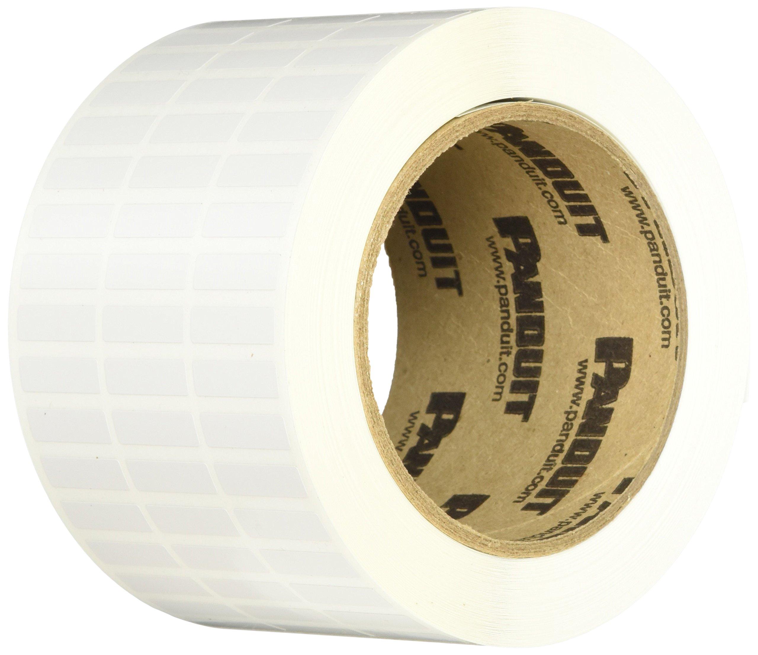 

Panduit Thermal Transfer wide x Polyvinyl C090X025TJT Labels, 22.9mm 6.4mm high, Fluoride, White, 10,000 sheets, білий