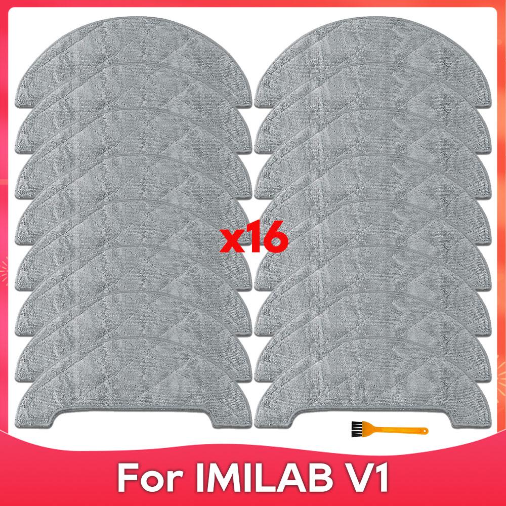 Fit For IMILAB V1 Robot Vacuum Cleaner Replacement Spare Parts Accessories Main Brush Side Brush Hepa Filter Mop Pad Dust Bag