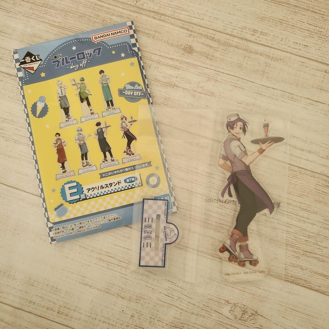 Condition Excellent Ichiban Kuji Blue Lock Mikage Reiou Leo E Prize Acrylic Stand