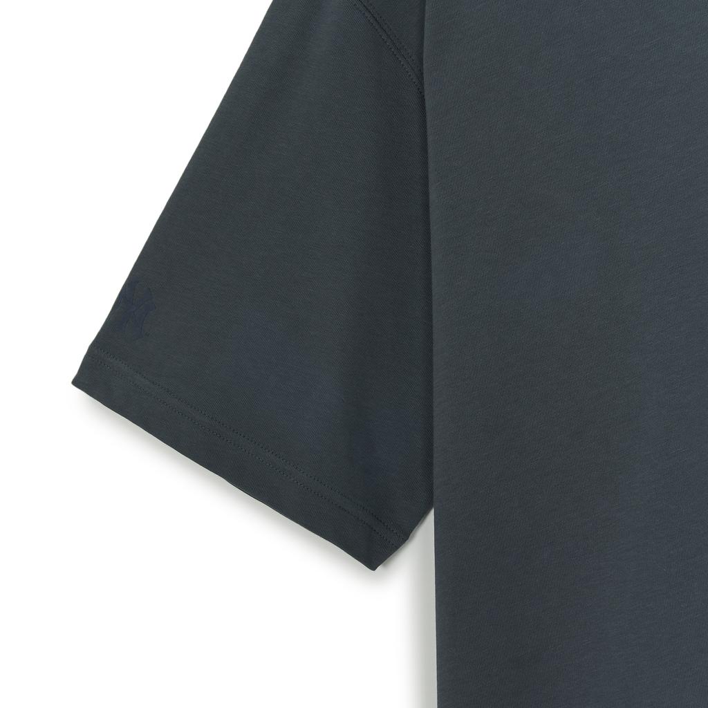 New MLB New York Yankees Basic Collection SS25 T Shirt Unisex Dark Gray 3ATSB6353-50GRD