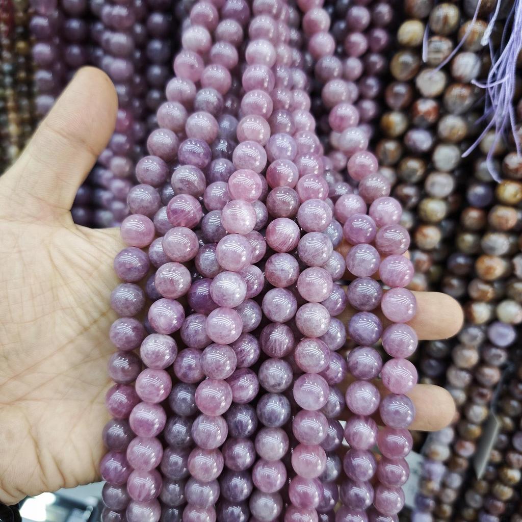 Purple Series Amethyst & Super Seven Crystal Beads: Round, Natural Stone, DIY Jewelry Accessories