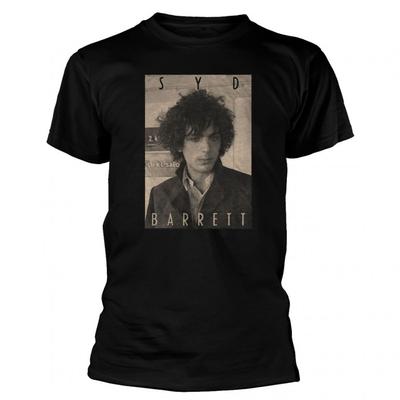 Syd Barrett Unisex volwassen sepia katoenen T-shirt