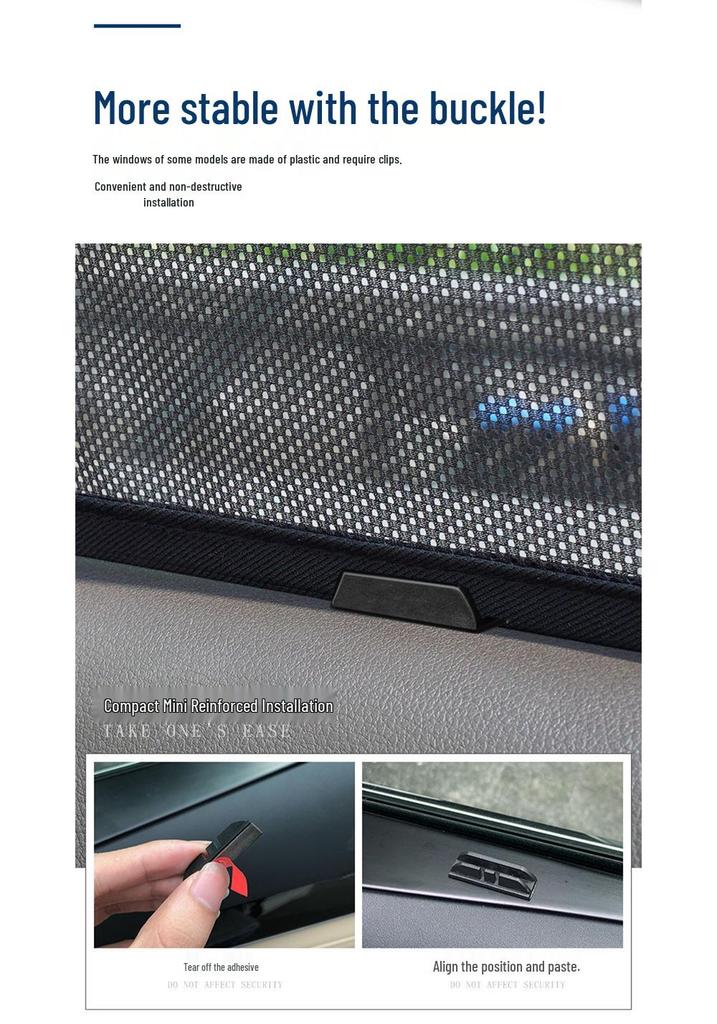 Lantu Dreamer Magnetic Car Window Sunshade Mesh Curtain