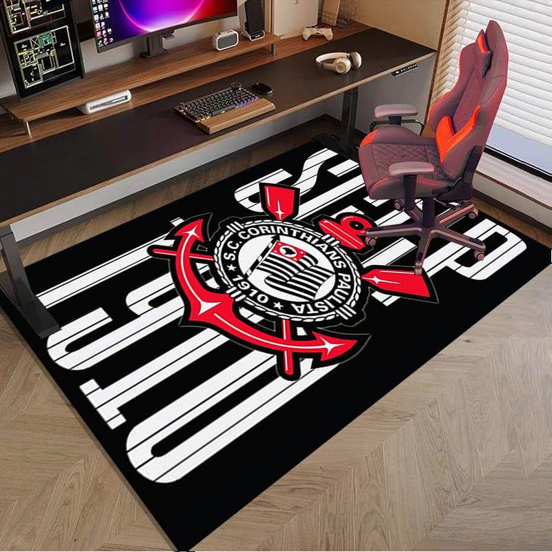 Football Club Emblem Carpet, Chair Rug,Rug for Office Bedroom living rooms, Doormat decor Fan Gift Christmas Gift
